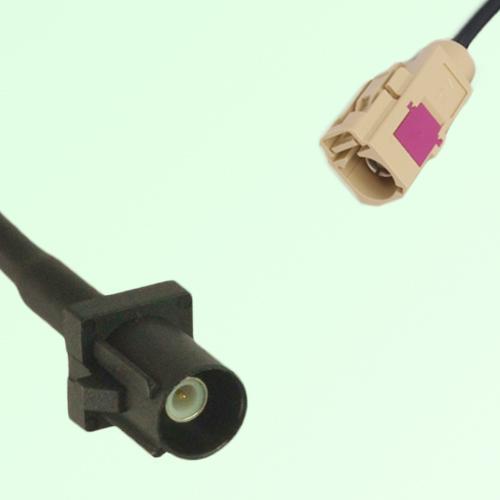 FAKRA SMB A 9005 black Male Plug to I 1001 beige Female Jack Cable