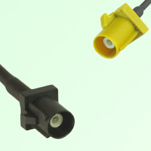 FAKRA SMB A 9005 black Male Plug to K 1027 Curry Male Plug Cable FAKRA SMB A 9005 black Male Plug to K 1027 Curry Male Plug Cable