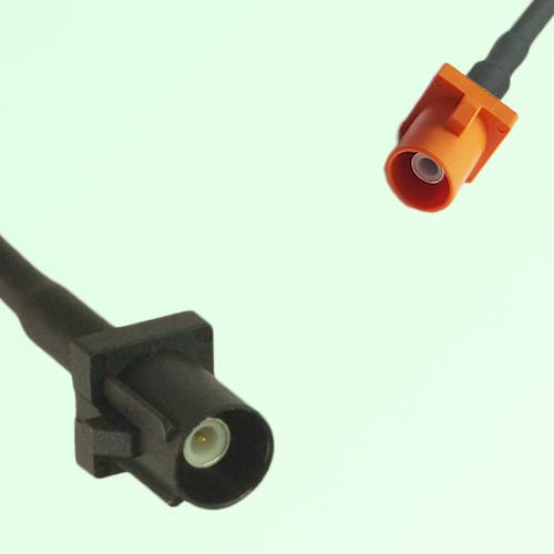 FAKRA SMB A 9005 black Male Plug to M 2003 pastel orange Male Cable FAKRA SMB A 9005 black Male Plug to M 2003 pastel orange Male Cable
