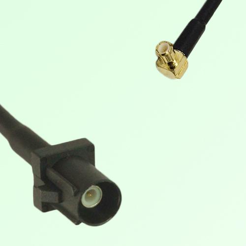 FAKRA SMB A 9005 black Male Plug to MCX Male Plug Right Angle Cable FAKRA SMB A 9005 black Male Plug to MCX Male Plug Right Angle Cable