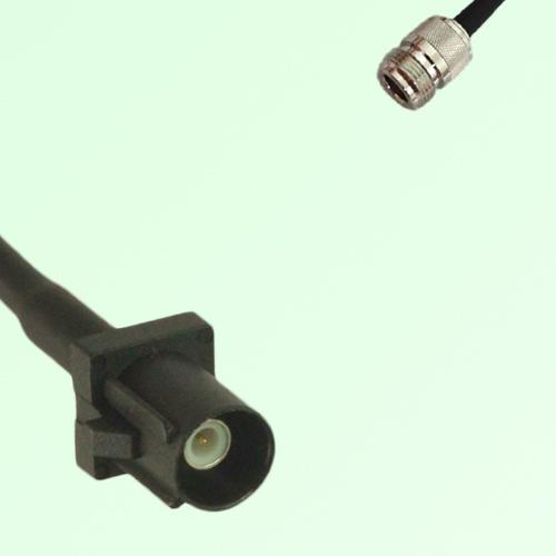 FAKRA SMB A 9005 black Male Plug to N Female Jack Cable FAKRA SMB A 9005 black Male Plug to N Female Jack Cable