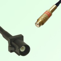 FAKRA SMB A 9005 black Male Plug to RCA Female Jack Cable FAKRA SMB A 9005 black Male Plug to RCA Female Jack Cable