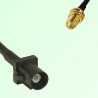 FAKRA SMB A 9005 black Male Plug to RP SMA Bulkhead Female Jack Cable FAKRA SMB A 9005 black Male Plug to RP SMA Bulkhead Female Jack Cable