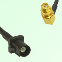 FAKRA SMB A 9005 black Male to RP SMA Bulkhead Female RA Cable FAKRA SMB A 9005 black Male to RP SMA Bulkhead Female RA Cable