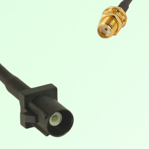 FAKRA SMB A 9005 black Male Plug to SMA Bulkhead Female Jack Cable FAKRA SMB A 9005 black Male Plug to SMA Bulkhead Female Jack Cable