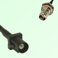 FAKRA SMB A 9005 black Male Plug to TNC Bulkhead Female Jack Cable FAKRA SMB A 9005 black Male Plug to TNC Bulkhead Female Jack Cable