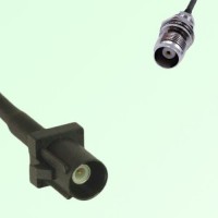 FAKRA SMB A 9005 black Male to TNC Front Mount Bulkhead Female Cable FAKRA SMB A 9005 black Male to TNC Front Mount Bulkhead Female Cable