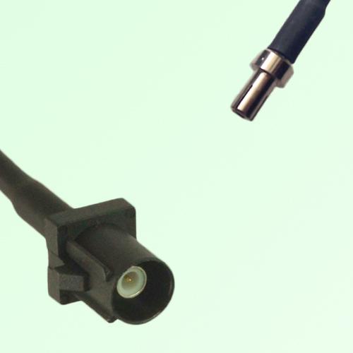 FAKRA SMB A 9005 black Male Plug to TS9 Male Plug Cable