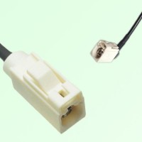 FAKRA SMB B 9001 white Female Jack to B 9001 white Female RA Cable FAKRA SMB B 9001 white Female Jack to B 9001 white Female RA Cable
