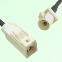 FAKRA SMB B 9001 white Female Jack to B 9001 white Male Plug Cable FAKRA SMB B 9001 white Female Jack to B 9001 white Male Plug Cable