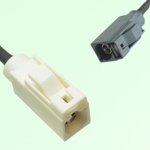 FAKRA SMB B 9001 white Female Jack to G 7031 grey Female Jack Cable FAKRA SMB B 9001 white Female Jack to G 7031 grey Female Jack Cable