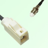 FAKRA SMB B 9001 white Female Jack to FME Female Jack Cable FAKRA SMB B 9001 white Female Jack to FME Female Jack Cable