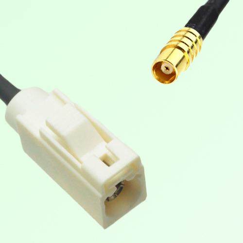 FAKRA SMB B 9001 white Female Jack to MCX Female Jack Cable FAKRA SMB B 9001 white Female Jack to MCX Female Jack Cable