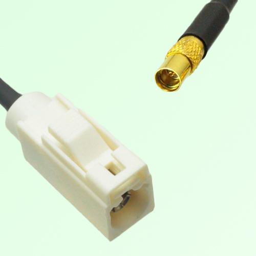 FAKRA SMB B 9001 white Female Jack to MMCX Female Jack Cable FAKRA SMB B 9001 white Female Jack to MMCX Female Jack Cable