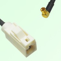 FAKRA SMB B 9001 white Female Jack to MMCX Female Jack RA Cable FAKRA SMB B 9001 white Female Jack to MMCX Female Jack RA Cable