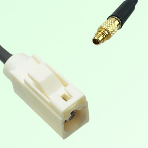 FAKRA SMB B 9001 white Female Jack to MMCX Male Plug Cable