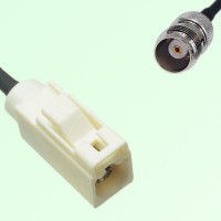 FAKRA SMB B 9001 white Female Jack to TNC Female Jack Cable FAKRA SMB B 9001 white Female Jack to TNC Female Jack Cable
