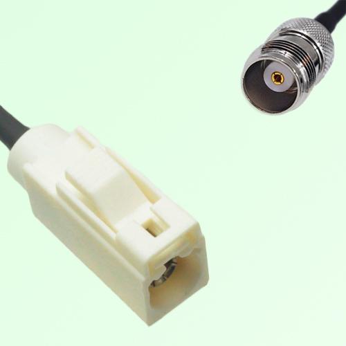 FAKRA SMB B 9001 white Female Jack to TNC Female Jack Cable FAKRA SMB B 9001 white Female Jack to TNC Female Jack Cable