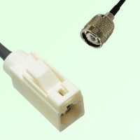 FAKRA SMB B 9001 white Female Jack to TNC Male Plug Cable FAKRA SMB B 9001 white Female Jack to TNC Male Plug Cable