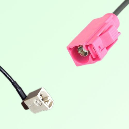 FAKRA SMB B 9001 white Female Jack RA to H 4003 violet Female Cable FAKRA SMB B 9001 white Female Jack RA to H 4003 violet Female Cable