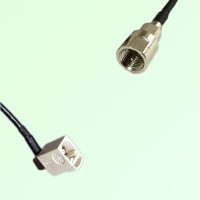 FAKRA SMB B 9001 white Female Jack Right Angle to FME Male Plug Cable FAKRA SMB B 9001 white Female Jack Right Angle to FME Male Plug Cable