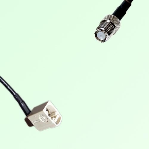 FAKRA SMB B 9001 white Female Jack RA to Mini UHF Female Jack Cable FAKRA SMB B 9001 white Female Jack RA to Mini UHF Female Jack Cable