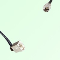 FAKRA SMB B 9001 white Female Jack RA to Mini UHF Male Plug Cable FAKRA SMB B 9001 white Female Jack RA to Mini UHF Male Plug Cable
