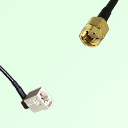 FAKRA SMB B 9001 white Female Jack RA to RP SMA Male Plug Cable FAKRA SMB B 9001 white Female Jack RA to RP SMA Male Plug Cable