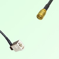 FAKRA SMB B 9001 white Female Jack RA to SMB Female Jack Cable FAKRA SMB B 9001 white Female Jack RA to SMB Female Jack Cable