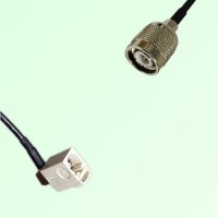 FAKRA SMB B 9001 white Female Jack Right Angle to TNC Male Plug Cable FAKRA SMB B 9001 white Female Jack Right Angle to TNC Male Plug Cable