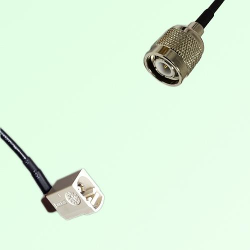 FAKRA SMB B 9001 white Female Jack Right Angle to TNC Male Plug Cable FAKRA SMB B 9001 white Female Jack Right Angle to TNC Male Plug Cable