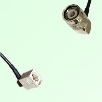 FAKRA SMB B 9001 white Female Jack RA to TNC Male Plug RA Cable FAKRA SMB B 9001 white Female Jack RA to TNC Male Plug RA Cable