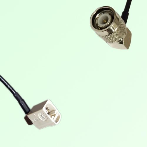FAKRA SMB B 9001 white Female Jack RA to TNC Male Plug RA Cable FAKRA SMB B 9001 white Female Jack RA to TNC Male Plug RA Cable