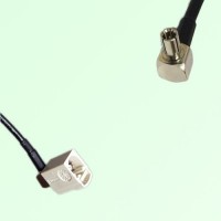 FAKRA SMB B 9001 white Female Jack RA to TS9 Male Plug RA Cable FAKRA SMB B 9001 white Female Jack RA to TS9 Male Plug RA Cable
