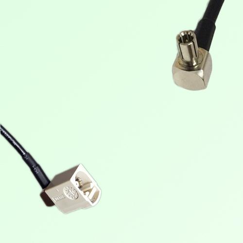 FAKRA SMB B 9001 white Female Jack RA to TS9 Male Plug RA Cable FAKRA SMB B 9001 white Female Jack RA to TS9 Male Plug RA Cable