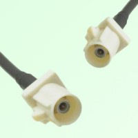FAKRA SMB B 9001 white Male Plug to B 9001 white Male Plug Cable FAKRA SMB B 9001 white Male Plug to B 9001 white Male Plug Cable