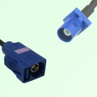 FAKRA SMB C 5005 blue Female Jack to C 5005 blue Male Plug Cable