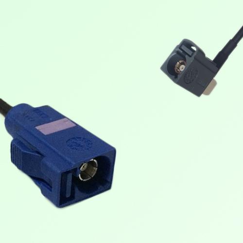 FAKRA SMB C 5005 blue Female Jack to G 7031 grey Female Jack RA Cable
