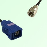 FAKRA SMB C 5005 blue Female Jack to FME Male Plug Cable