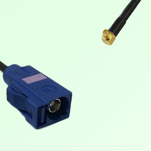 FAKRA SMB C 5005 blue Female Jack to MMCX Male Plug Right Angle Cable FAKRA SMB C 5005 blue Female Jack to MMCX Male Plug Right Angle Cable