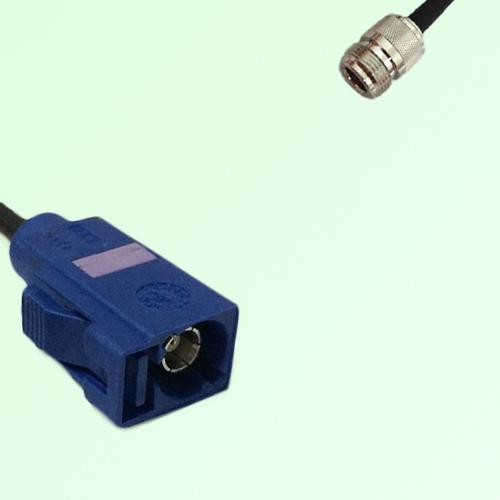 FAKRA SMB C 5005 blue Female Jack to N Female Jack Cable FAKRA SMB C 5005 blue Female Jack to N Female Jack Cable