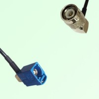 FAKRA SMB C 5005 blue Female Jack RA to TNC Male Plug RA Cable