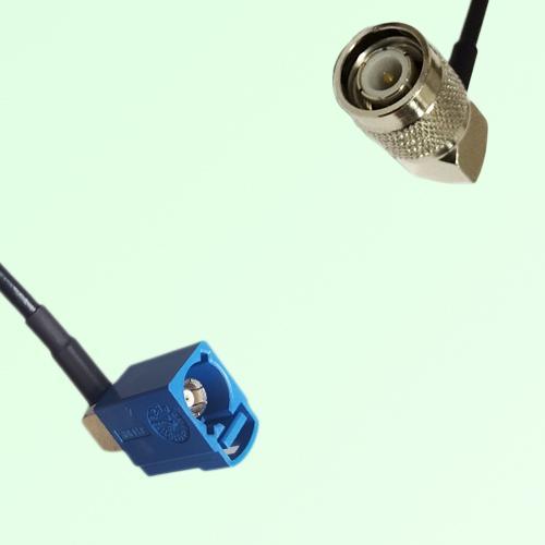 FAKRA SMB C 5005 blue Female Jack RA to TNC Male Plug RA Cable FAKRA SMB C 5005 blue Female Jack RA to TNC Male Plug RA Cable