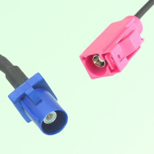 FAKRA SMB C 5005 blue Male Plug to H 4003 violet Female Jack Cable FAKRA SMB C 5005 blue Male Plug to H 4003 violet Female Jack Cable