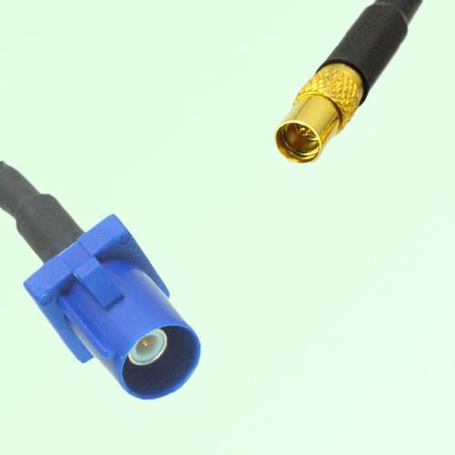 FAKRA SMB C 5005 blue Male Plug to MMCX Female Jack Cable