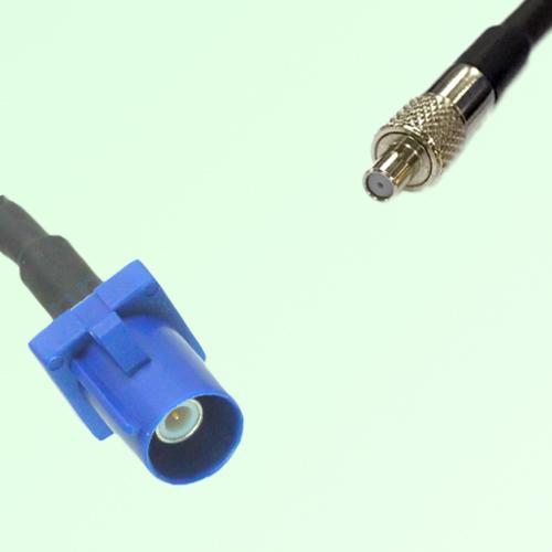 FAKRA SMB C 5005 blue Male Plug to TS9 Female Jack Cable