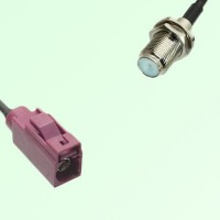 FAKRA SMB D 4004 bordeaux Female Jack to F Bulkhead Female Jack Cable FAKRA SMB D 4004 bordeaux Female Jack to F Bulkhead Female Jack Cable