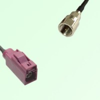 FAKRA SMB D 4004 bordeaux Female Jack to FME Male Plug Cable