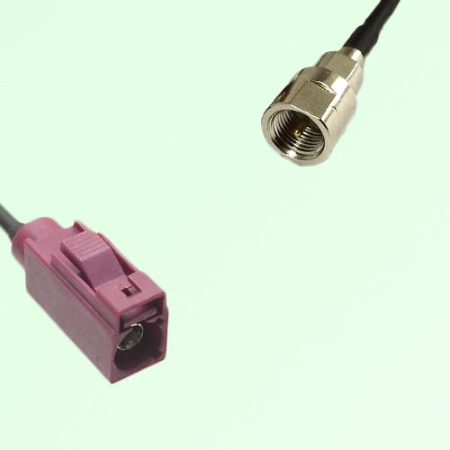 FAKRA SMB D 4004 bordeaux Female Jack to FME Male Plug Cable FAKRA SMB D 4004 bordeaux Female Jack to FME Male Plug Cable