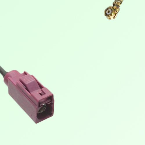 FAKRA SMB D 4004 bordeaux Female Jack to IPEX Cable FAKRA SMB D 4004 bordeaux Female Jack to IPEX Cable